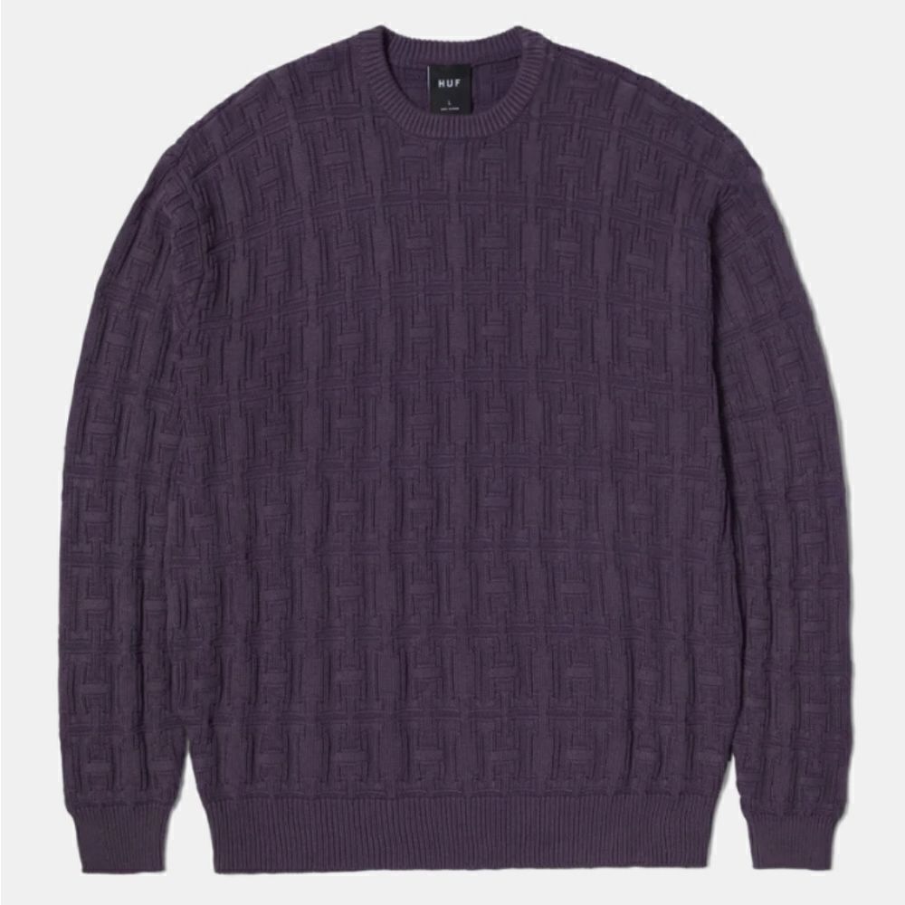 HUF Interlaced Jacquard Crew Sweater